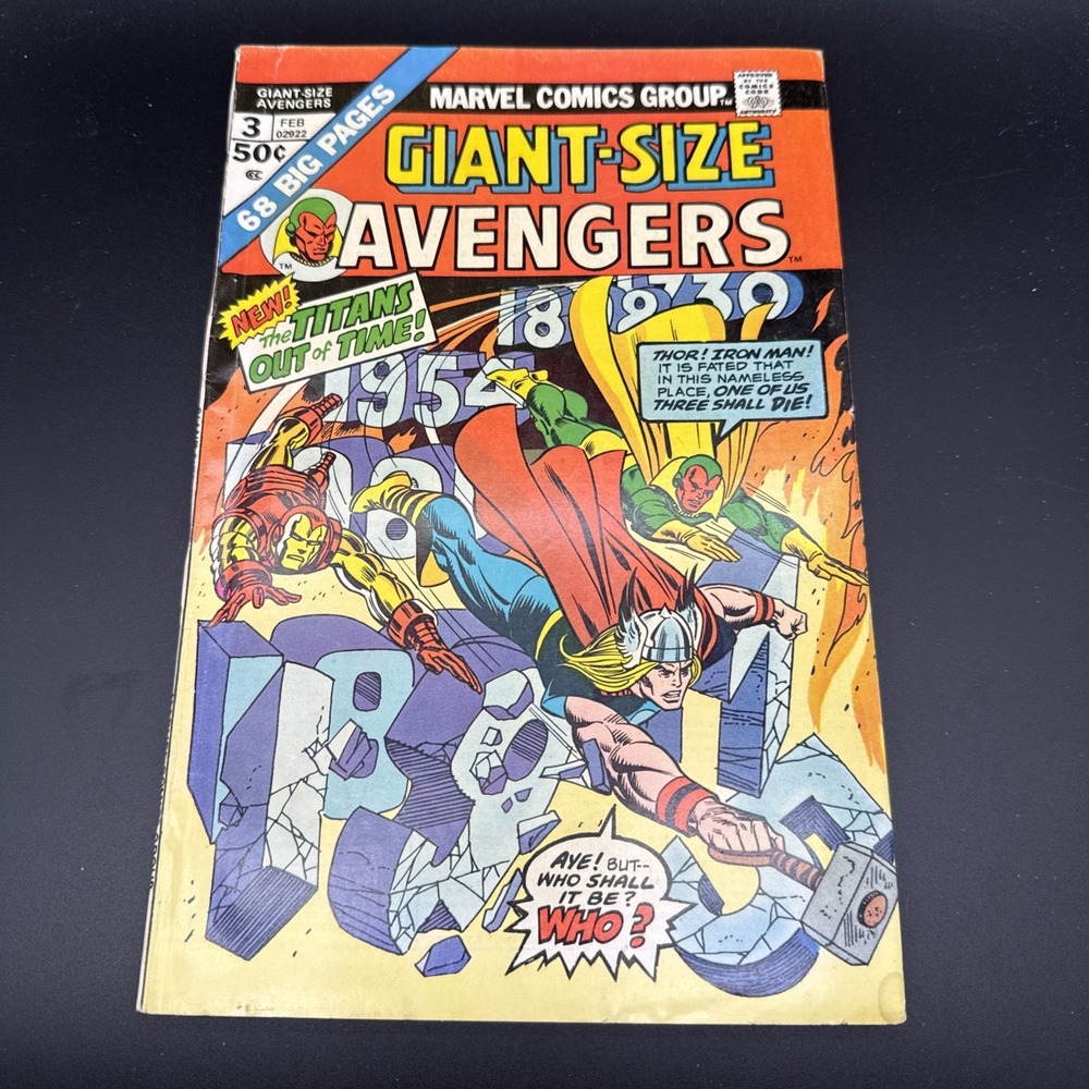 Giant-Size The Avengers #3 (1975) Marvel Comics Bronze Age MVS Intact GD+